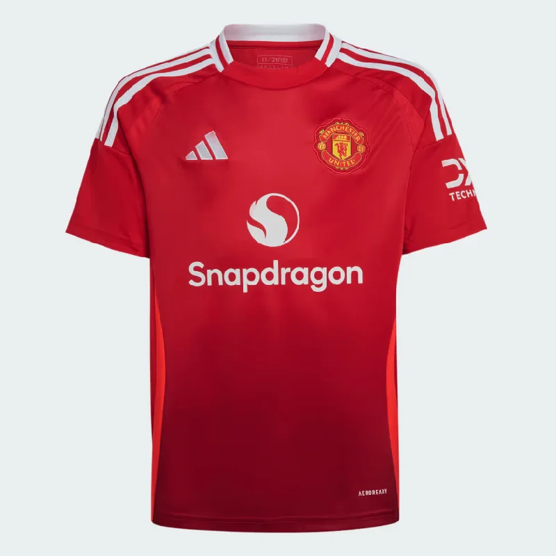 Playful Style Adidas Youth Manchester United Home Jersey 24/25