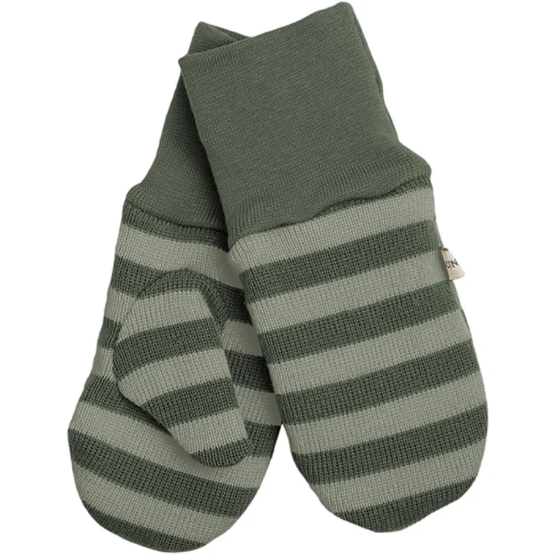 Dessert Matching Racing Kids Mittens with Thumb Turtle/Light Seagrass