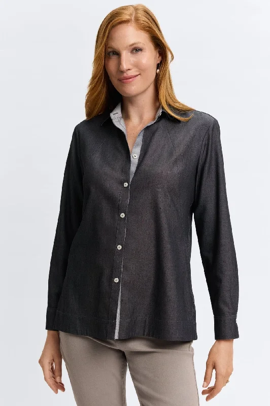 Soft And Comfortable Veronica Cotton Twill Shirt