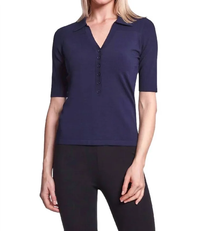 Fashionable Inner Wear Webb Sweater In Navy