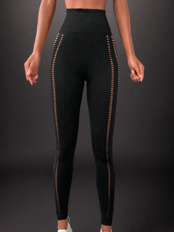 Ethnic Style ZASUWA Female Fishnet Scrunch Bum Quick-dry Leggings