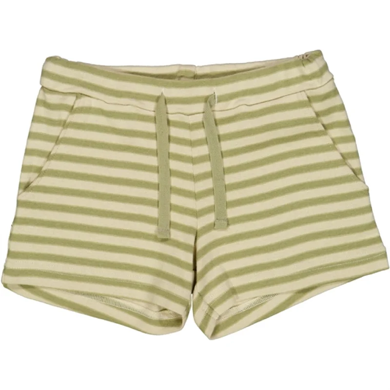 Body Design Wheat Green Stripe Walder Shorts