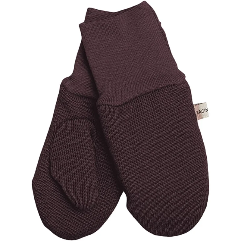 Sports And Leisure Racing Kids Mittens with Thumb Red Grape