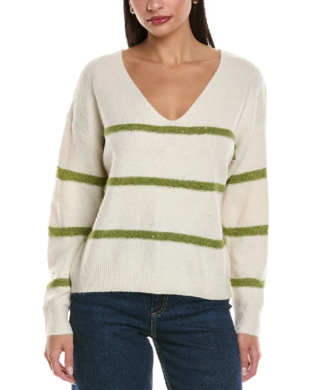 Boutique Recommendation ANNA KAY Kelly Moi Striped Cashmere-Blend Sweater