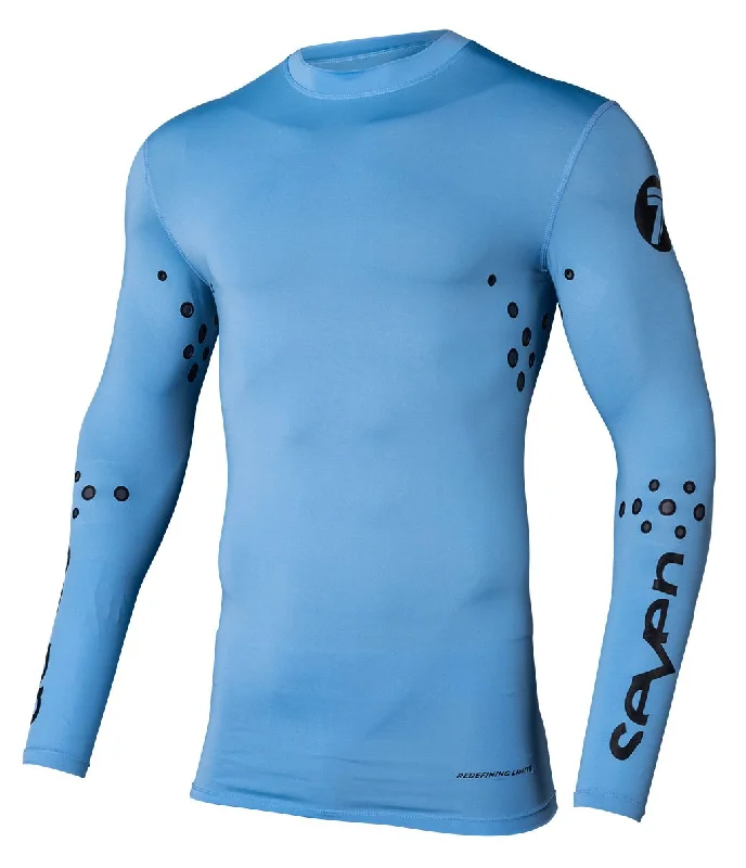 Noble And Elegant Zero Laser Cut Compression Jersey - Blue