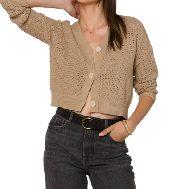 Street Charm Aris Sweater In Beige