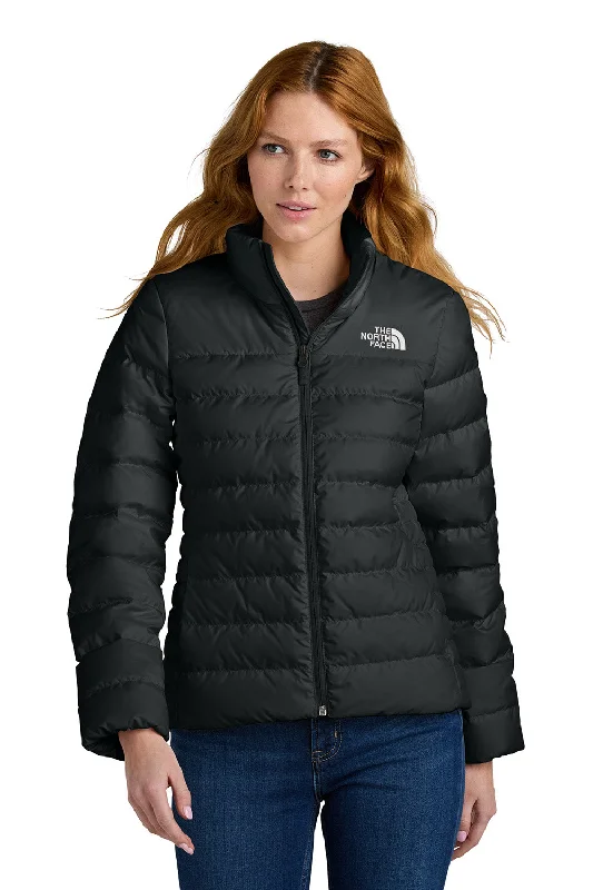 Comfortable And Casual The North Face Womens Down Hybrid Water Resistant Full Zip Jacket - Black - New