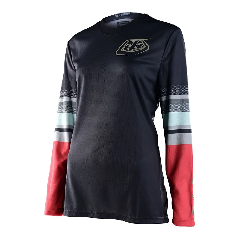 Body Design Womens GP Jersey Warped Charcoal