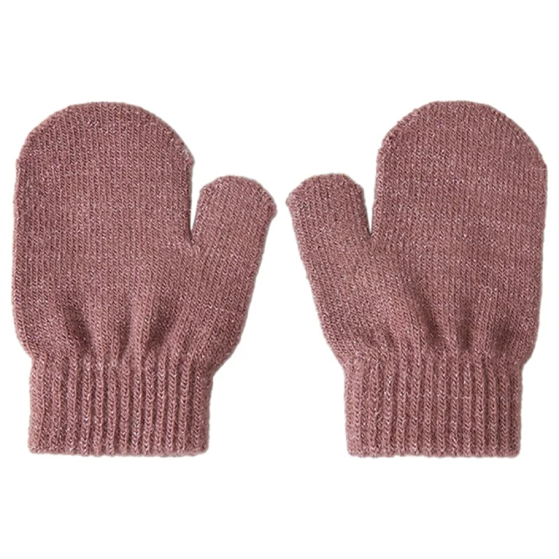 Comfortable And Casual Name it Wistful Mauve Magic Glitter Mittens