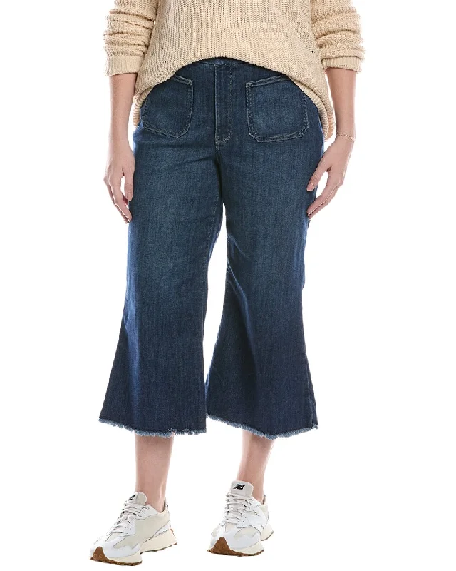 High-end Fashion NYDJ Patchie Fanciful Wide Leg Jean