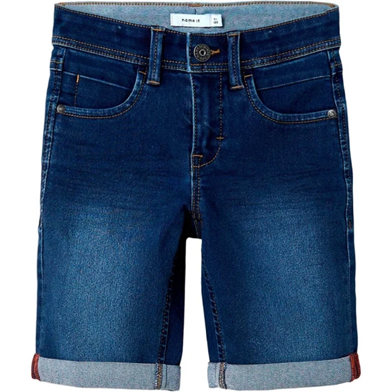 Youthful Street Fashion Name it Medium Blue Denim Sofus Noos Shorts