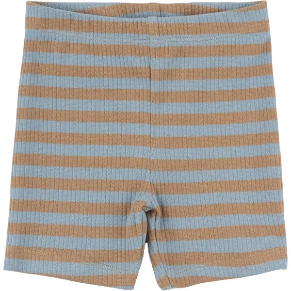 Personalized Wear THE NEW Siblings Blue Fog Fro Uni Tight Rib Shorts