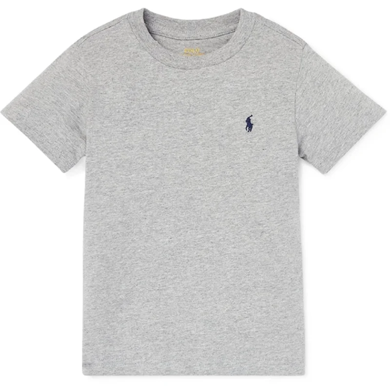 Age-reducing Style Polo Ralph Lauren Boy T-Shirt Andover Heather