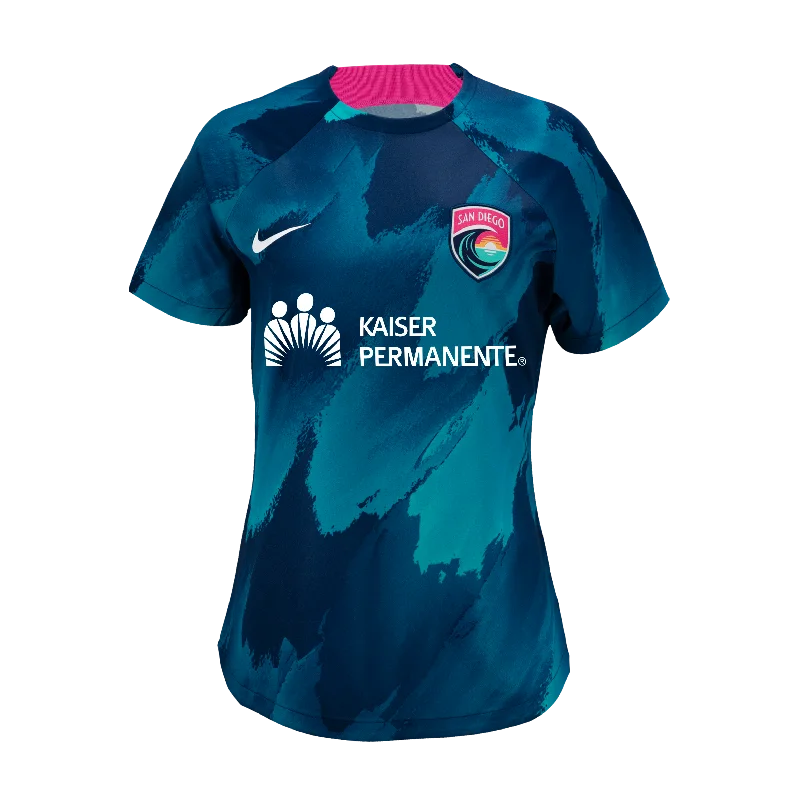 College Style Women's Nike San Diego Wave FC 2024 Pre-Match Top