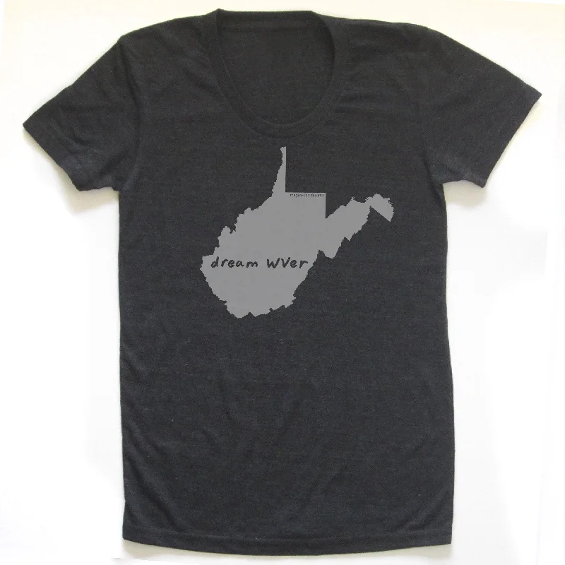 Girl Style West Virginia : dream WVer women tri-blend tee