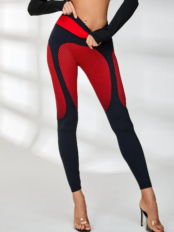 Refreshing Design ❤ZASUWA Female Pop Style Contrast Color Leggings