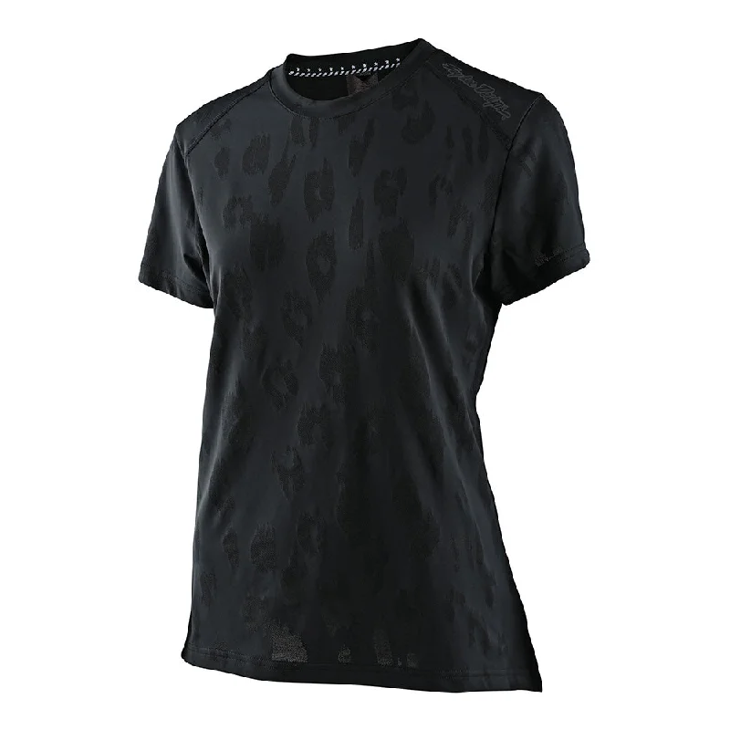 Sports Design Womens Lilium SS Jersey Jacquard Black