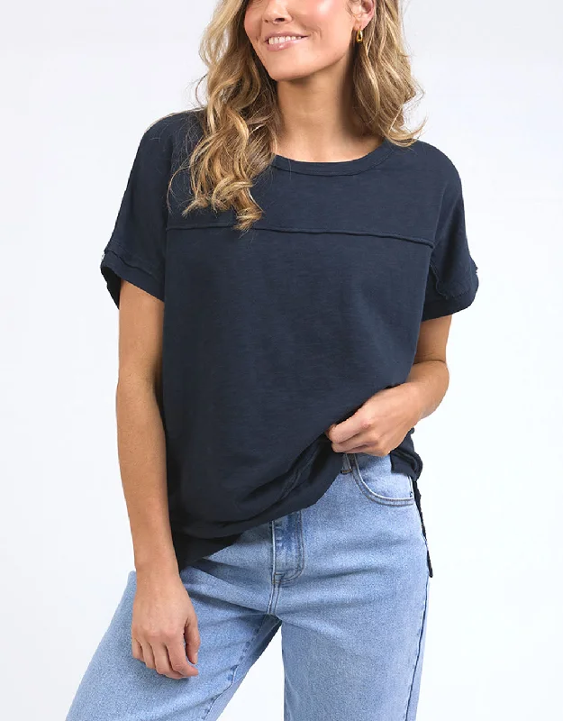 Street Charm Allison Tee - Dark Sapphire