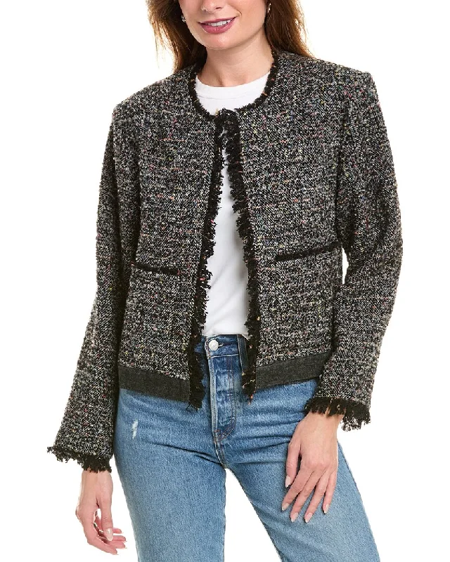 Modern Tailoring Joie Keely Tweed Wool & Mohair-Blend Jacket