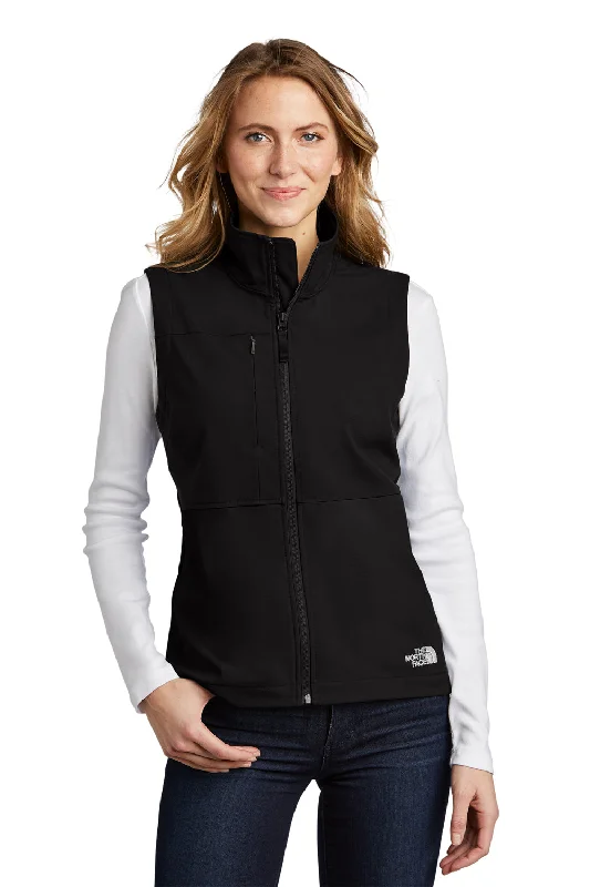 Celebrity Style The North Face Womens Castle Rock Wind & Water Resistant Full Zip Vest - Black - Closeout