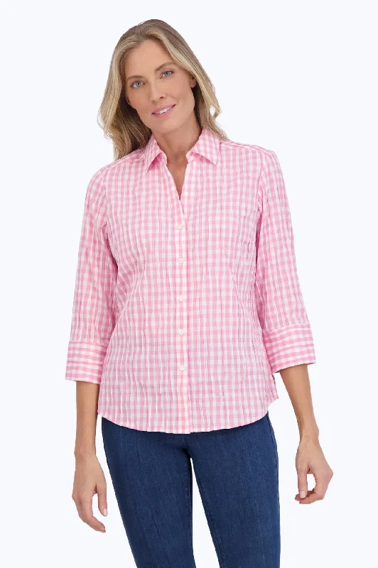 Shell Pink Gingham