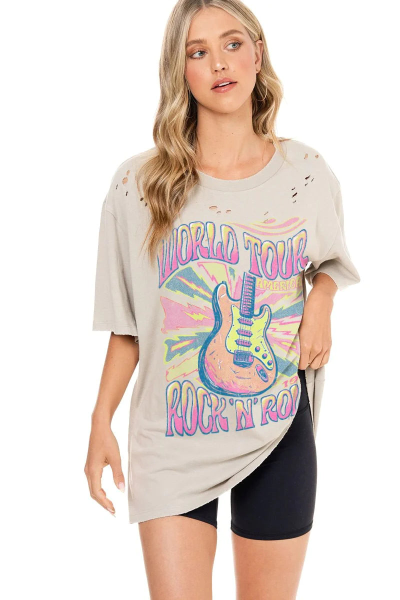 Exquisite Embroidery World Tour Neon T