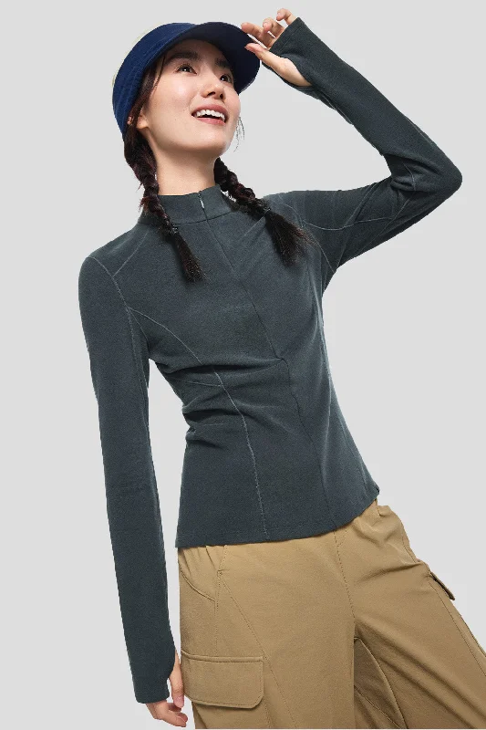 Fashion Innovation FleeceZip - Women's Slim-Fit Mid-Warmth Half-Zip Top