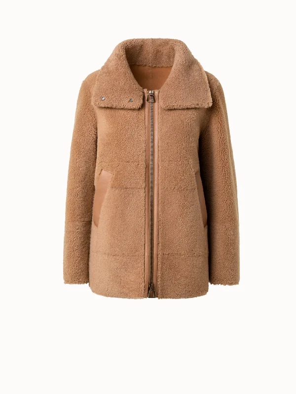 Bright Colors Shearling Jacket