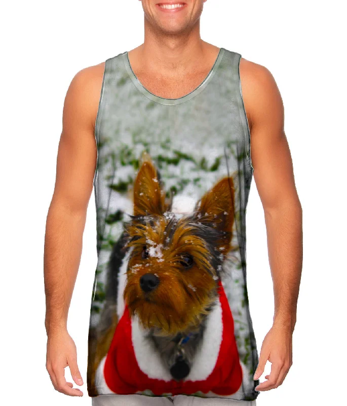 Fashionable Prints Merry Christmas Yorkie