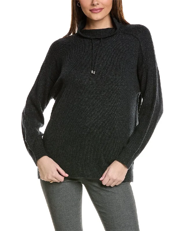 Fashion Style Anne Klein Wool & Cashmere-Blend Sweater