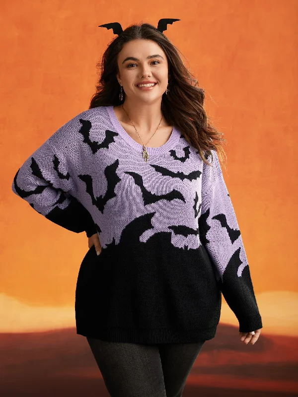 Classic Retro Batty Basics Crew Neck Pullover