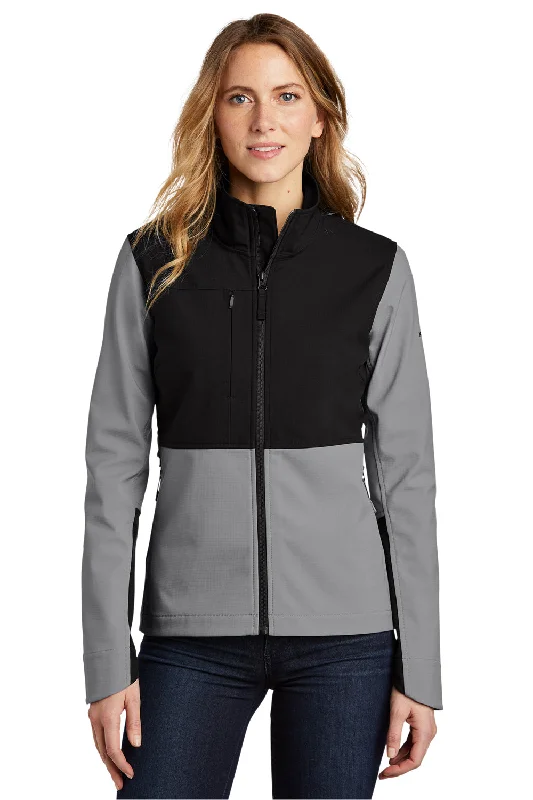 British Style The North Face Womens Castle Rock Wind & Water Resistant Full Zip Jacket - Mid Grey - Closeout