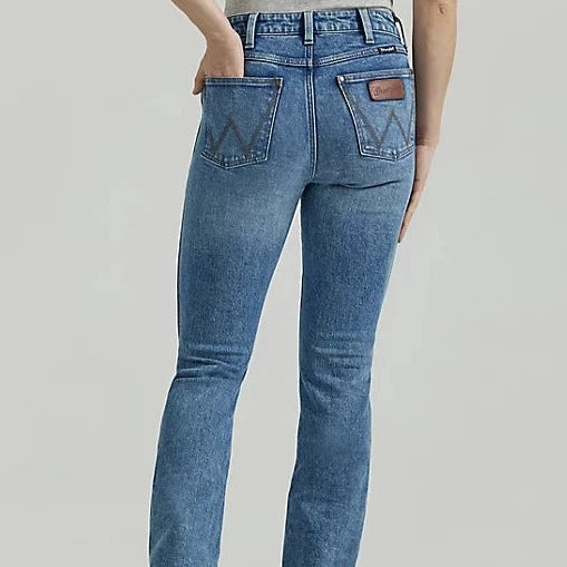 High Street Design Wrangler Retro Women's Bailey High Rise Bootcut Jean in Georgia