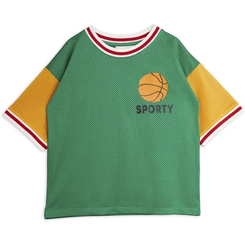 Multifunctional Style Mini Rodini Green Basket Mesh Sp T-shirt