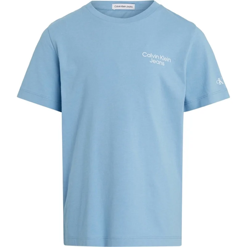 Lazy Home Calvin Klein CKJ Stack Logo T-Shirt Dusk Blue