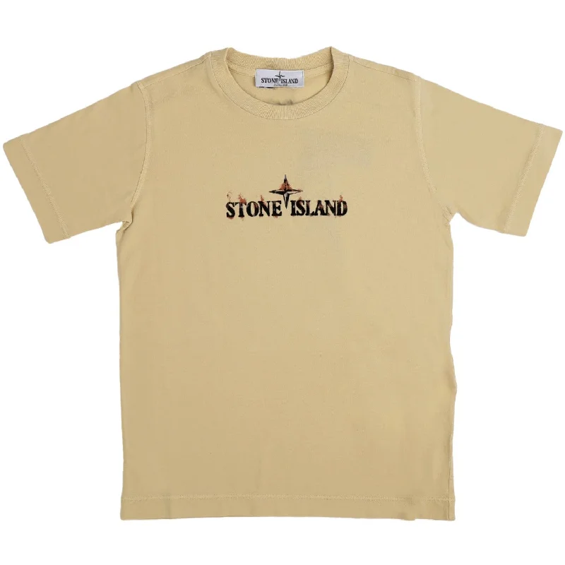 Sports And Leisure Stone Island Natural Beige T Shirt