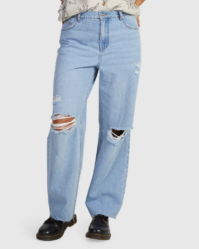 Modern Tailoring Anthem Ripped Denim Jeans - Ice Blue