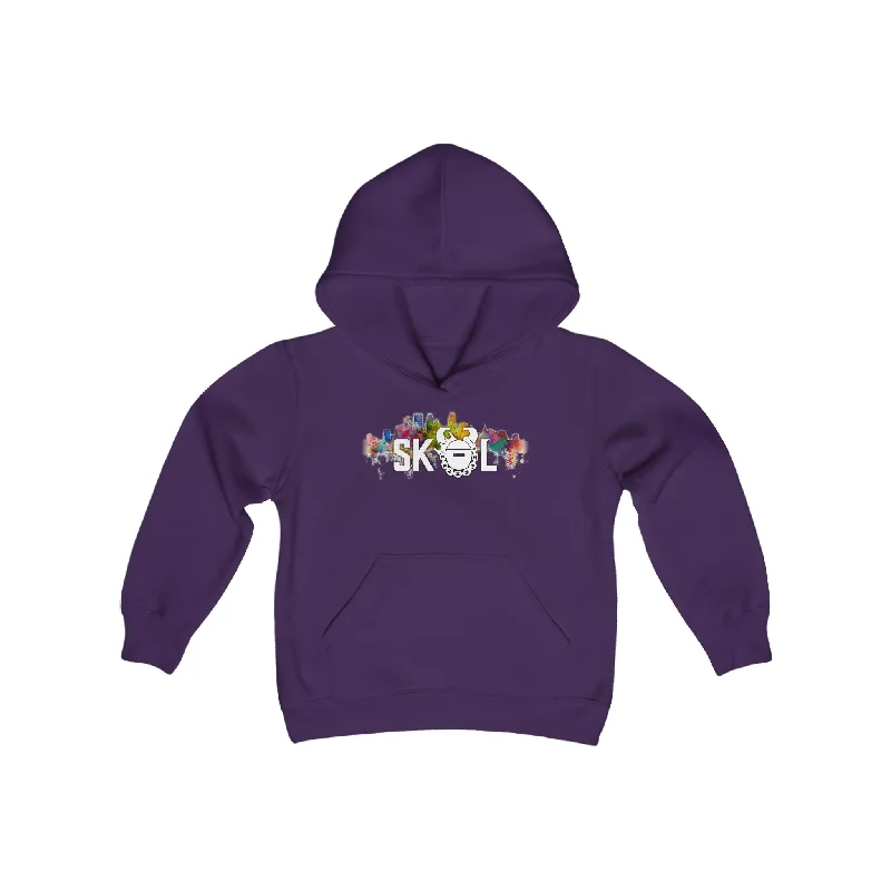 Refreshing Design Youth Heavy Blend Hoodie - Skyline