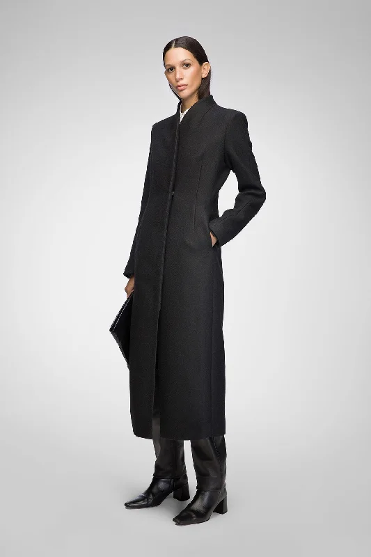 Comfortable And Versatile Margaux - Black Wool Coat