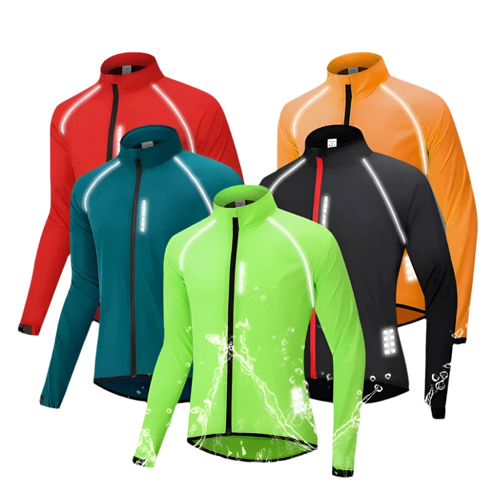 Modern Tailoring Men's Cycling Windbreaker Ultralight Reflective Windproof Jacket Men MTB Road Bike Wind Coat Long Sleeve Bicycle Clothing