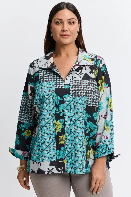 Eye-catching Personality Agnes Plus Fall Conversational Shirt