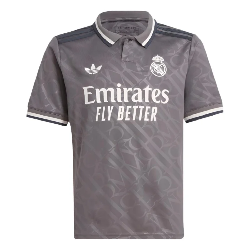 Ethnic Style Adidas Youth Real Madrid 3rd Stadium Jersey 24/25