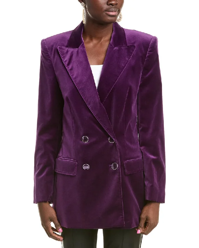 Classic Alberta Ferretti Velvet Blazer