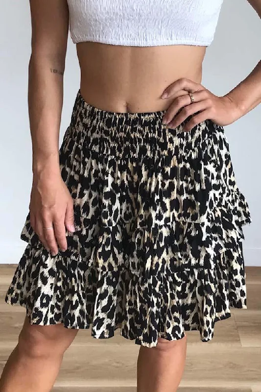 Playful Style Havana Skirt "Leopard"