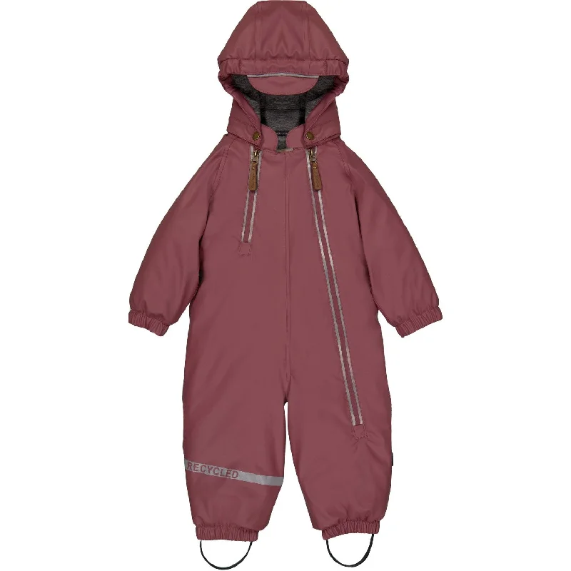 Versatile Items Mikk-Line Rose Brown PU Snow Suit 2 Zip Recycled