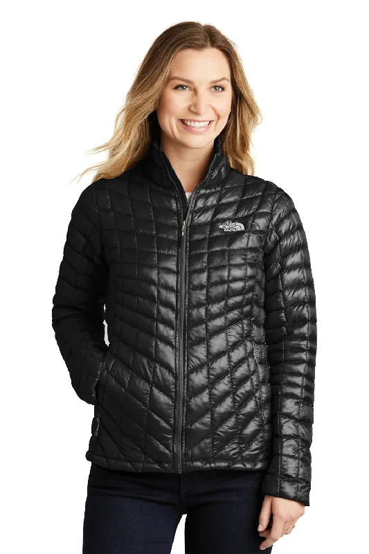 Elegant And Casual The North Face Womens ThermoBall Trekker Water Resistant Full Zip Jacket - Black