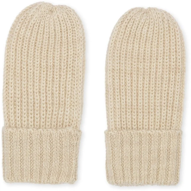 Ethnic Style Konges Sløjd Almond Milk Vitum Baby Mittens