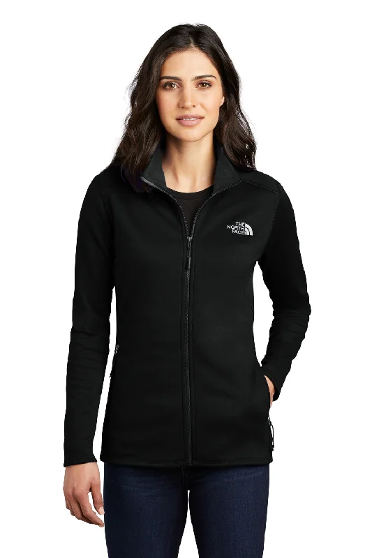 Practical Style The North Face Womens Skyline Fleece Full Zip Jacket - Black - Closeout