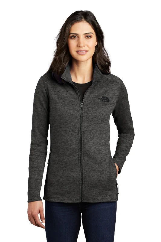 Perfect Tailoring The North Face Womens Skyline Fleece Full Zip Jacket - Heather Dark Grey - Closeout