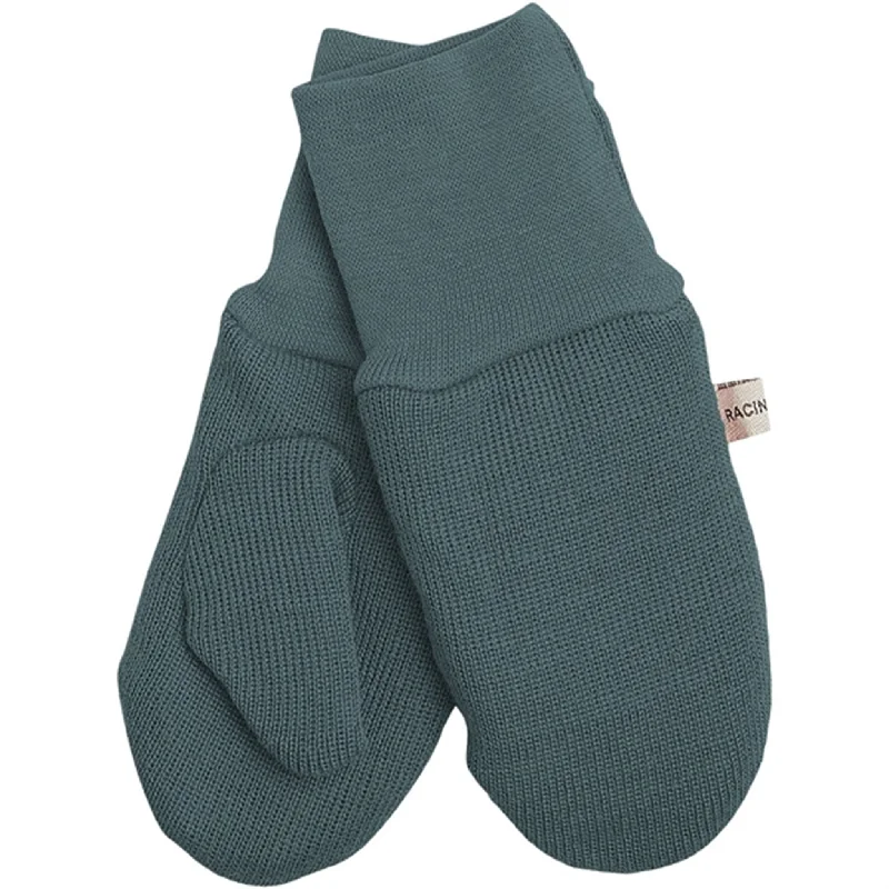 Youthful Vitality Racing Kids Mittens with Thumb Goblin Blue